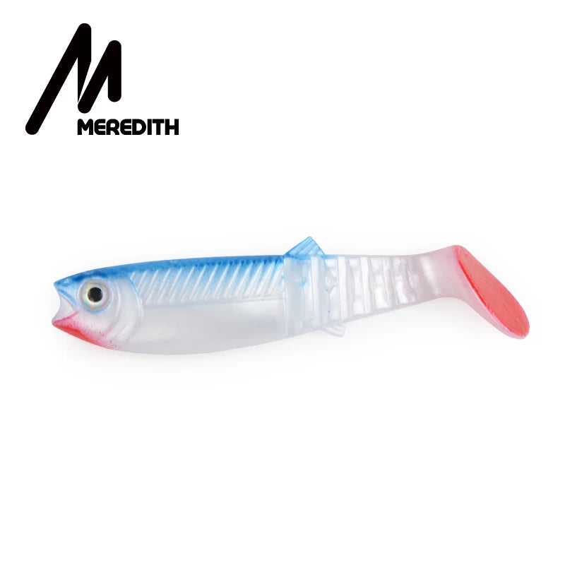 MEREDITH Cannibal Soft Lures – T-Tail Shad Baits (80mm–125mm)