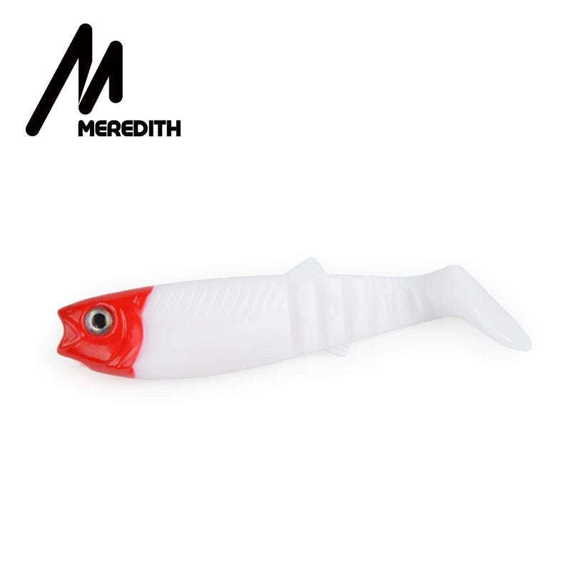 MEREDITH Cannibal Soft Lures – T-Tail Shad Baits (80mm–125mm)