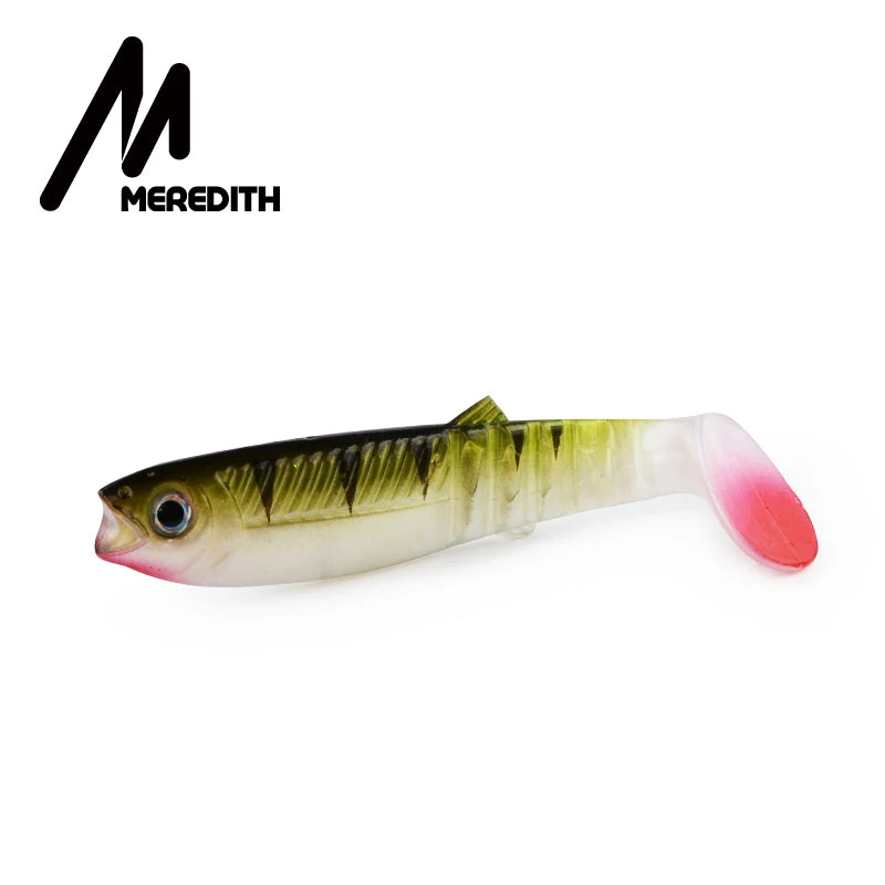 MEREDITH Cannibal Soft Lures – T-Tail Shad Baits (80mm–125mm)