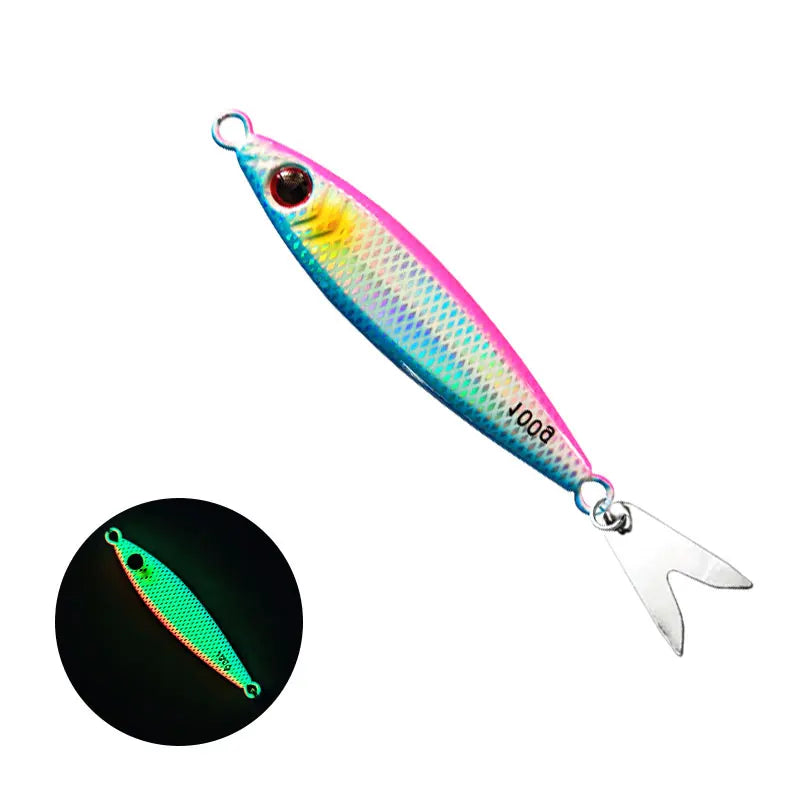AS Slow JIg Pesca Lure Fishing Glow Jig Slow Falling Angler 40g60g80g100g Metal Hard Bait Sinking Jigging Pesca Leurre Bait