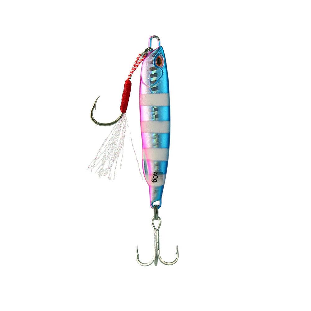 Japen Metal Cast Jig Spoon – Shore Casting Lure for Sea Bass Fishing