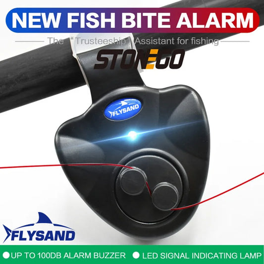 FLYSAND Fish Bite Alarm – Electronic Buzzer with LED Indicator for Night Fishing