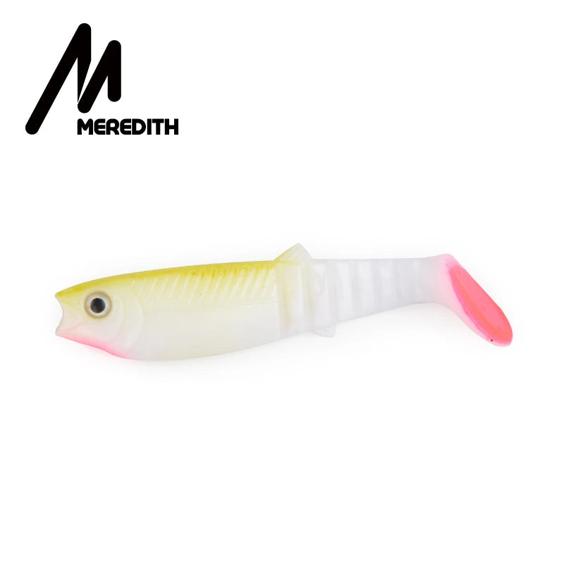 MEREDITH Cannibal Soft Lures – T-Tail Shad Baits (80mm–125mm)