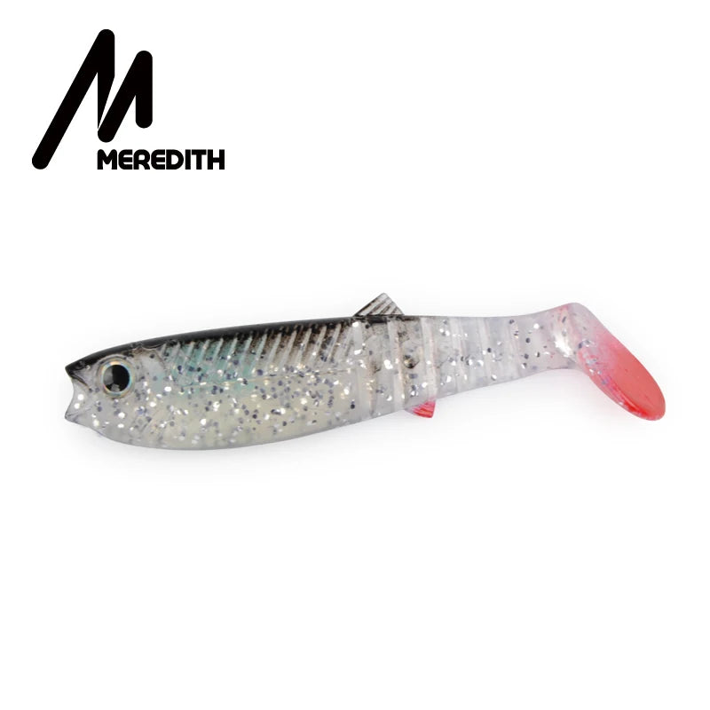 MEREDITH Cannibal Soft Lures – T-Tail Shad Baits (80mm–125mm)