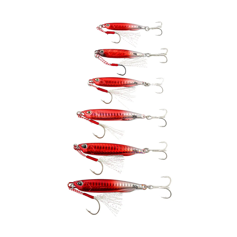 Japen Metal Cast Jig Spoon – Shore Casting Lure for Sea Bass Fishing