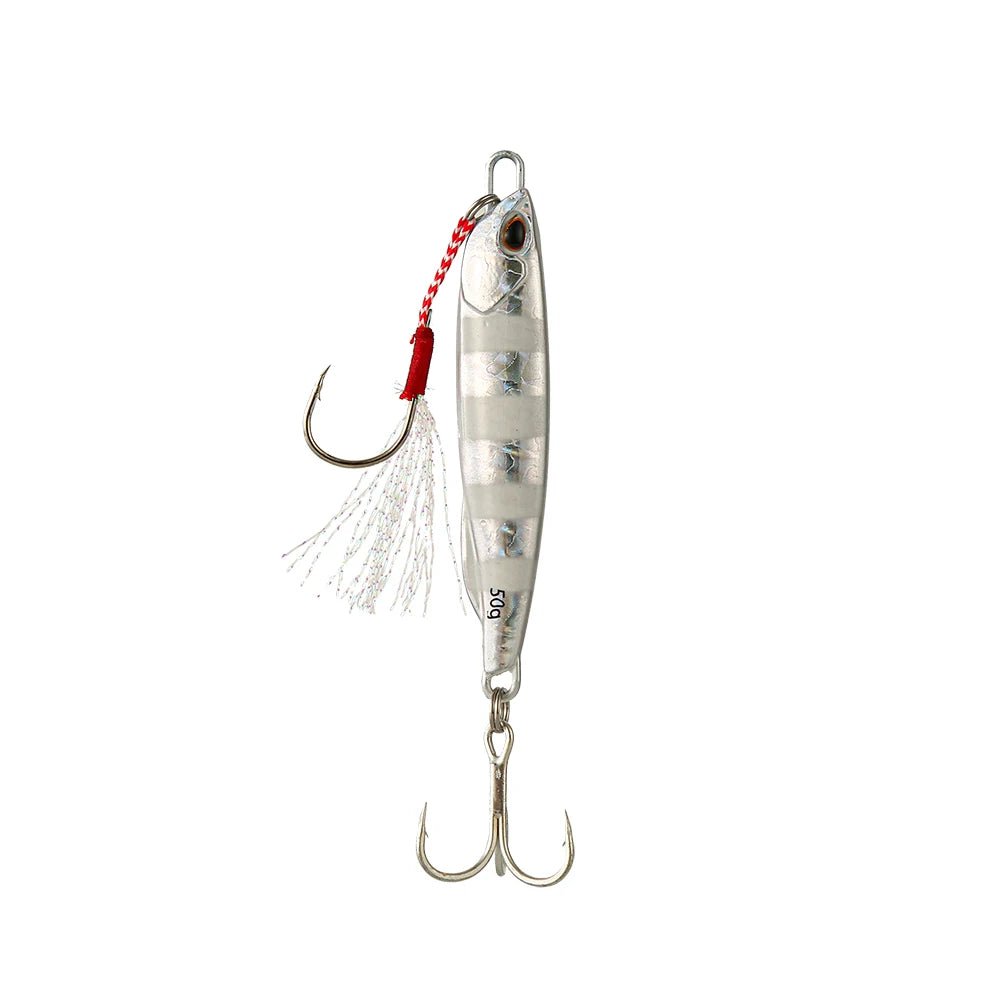 Japen Metal Cast Jig Spoon – Shore Casting Lure for Sea Bass Fishing