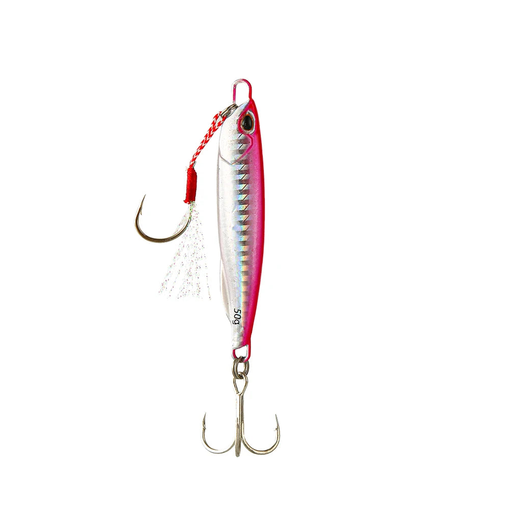 Japen Metal Cast Jig Spoon – Shore Casting Lure for Sea Bass Fishing