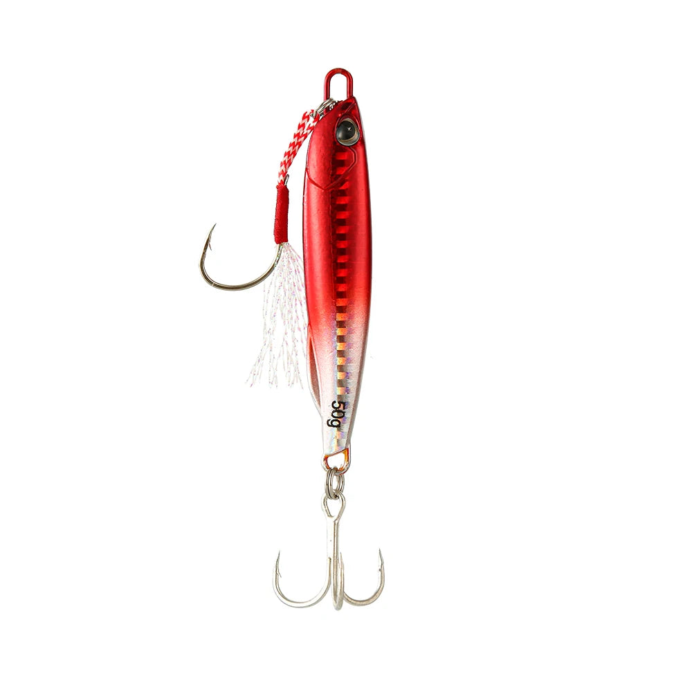 Japen Metal Cast Jig Spoon – Shore Casting Lure for Sea Bass Fishing