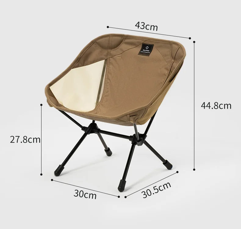 Thous Winds Adult/Child Ultralight Outdoor Camping Chair Relaxing Chair Hiking Fishing Chair with Storage Bag Camp Gear Supplies