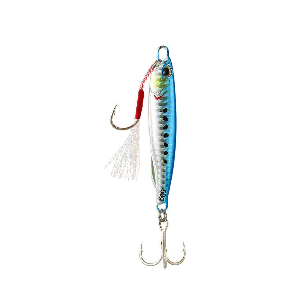 Japen Metal Cast Jig Spoon – Shore Casting Lure for Sea Bass Fishing
